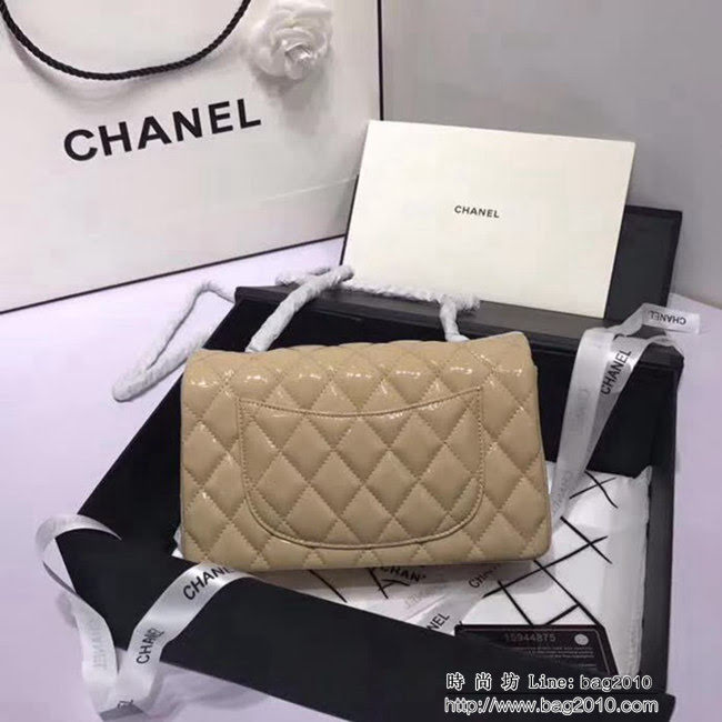 香奈兒CHANEL 升級版A1116小羊皮金銀鏈條單肩斜挎包 DSC1049